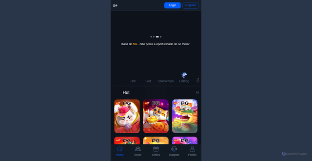 Security scan screenshot of https://okxbet.com/