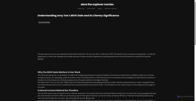 Security scan screenshot of https://cualtosblog-dptkyeq8mral.edgeone.app/amy-tan-birth-date.html