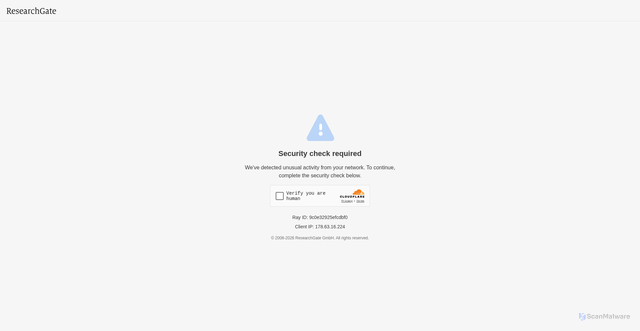 Security scan screenshot of https://www.researchgate.net/profile/Mehdi-Tajdari/2