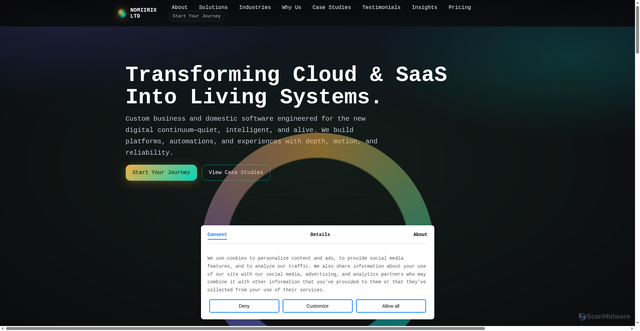 Security scan screenshot of https://nomiirix.com/