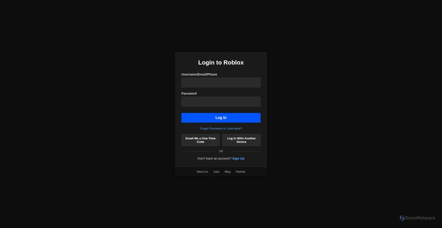 Security scan screenshot of https://roblxm.netlify.app/