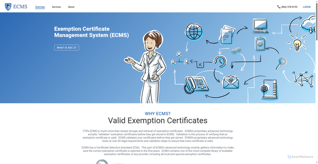 Security scan screenshot of https://ttrecms.com