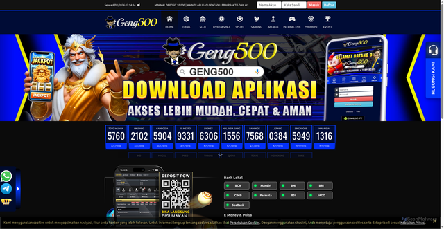 Security scan screenshot of https://situsgeng.xyz
