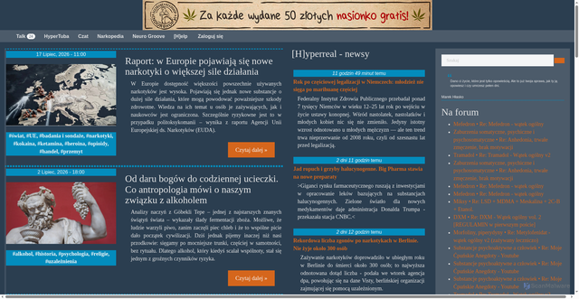 Security scan screenshot of https://hyperreal.info