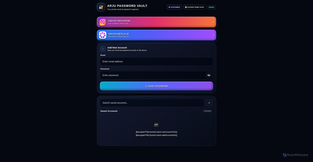 Security scan screenshot of https://puzzled-amaranth-nxhyynuq-dpklcr7088kv.edgeone.dev/