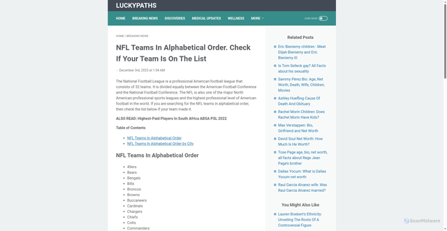 Security scan screenshot of https://www.rentmansoftware.com/93215977/nfl-teams-in-alphabetical-order-check-if-your-team-is-on-the-list/