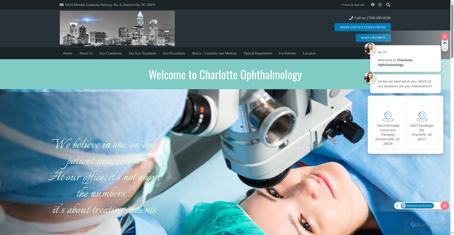 Security scan screenshot of https://eyesoncharlotte.com/