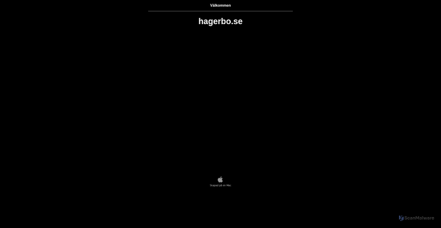 Security scan screenshot of https://hagerbo.se