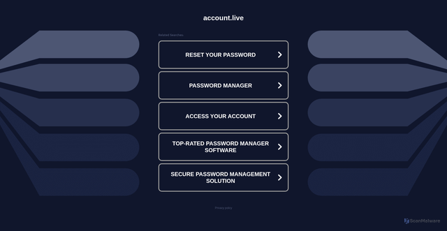 Security scan screenshot of https://www.ww38.account.live
