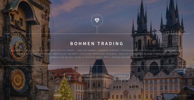 Security scan screenshot of https://bohmentrading.com/index_cz