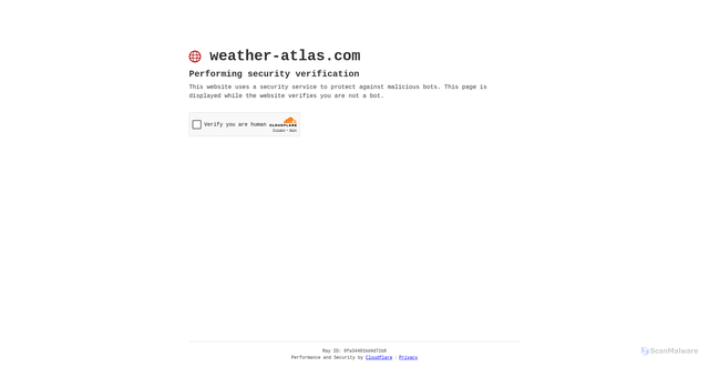 Security scan screenshot of https://weather-atlas.com