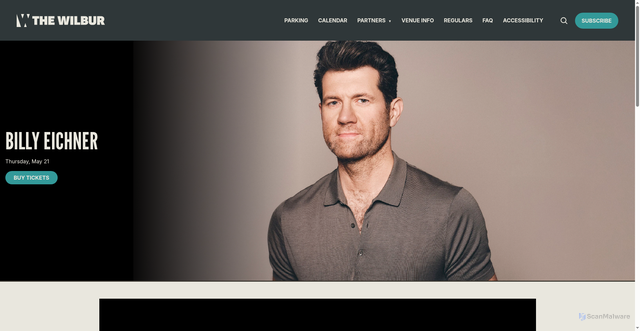 Security scan screenshot of https://thewilbur.com/artist/billy-eichner/