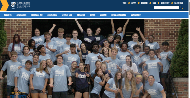 Security scan screenshot of http://www.ndm.edu/