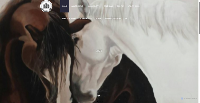 Security scan screenshot of https://springcityutah.gov/