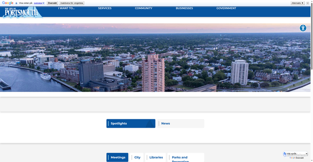 Security scan screenshot of https://www.portsmouthva.gov