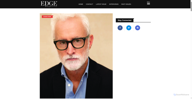 Security scan screenshot of https://edgemagonline.com/article/john-slattery/