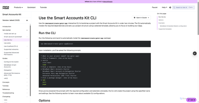 Security scan screenshot of https://metamask-docs-75mpj2s96-consensys-ddffed67.vercel.app/smart-accounts-kit/get-started/use-the-cli/