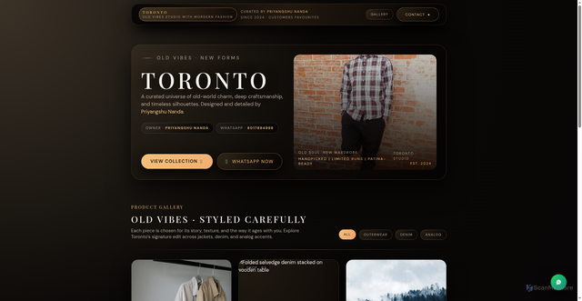 Security scan screenshot of https://toronto-lvpda8ydvm.edgeone.app/