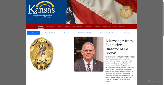 Security scan screenshot of https://kscpost.gov/