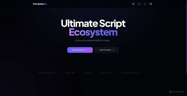 Security scan screenshot of https://roscriptinghub-o4otjl1x7k.edgeone.app/