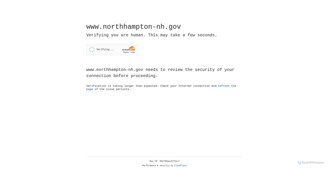 Security scan screenshot of https://www.northhampton-nh.gov/