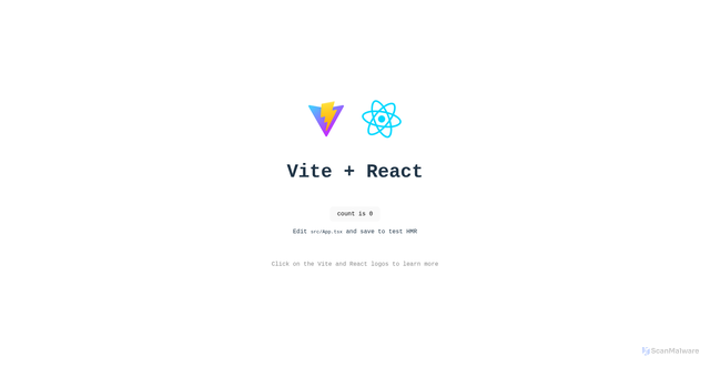 Security scan screenshot of https://basicreactapp.pages.dev/