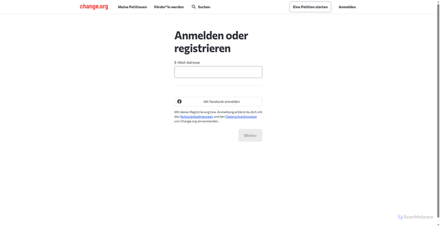 Security scan screenshot of https://c.org/2WFPkGHVRS