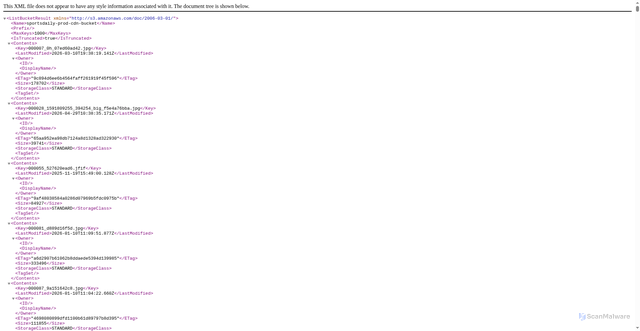 Security scan screenshot of https://cdn.sportsdaily.prod.plat.agency