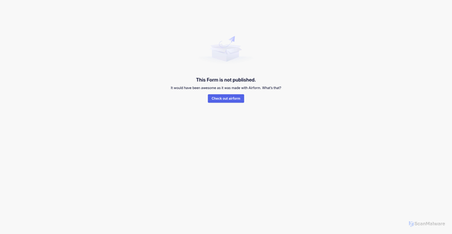 Security scan screenshot of airform.ai