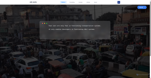 Security scan screenshot of https://sdlc-website-develop.pages.dev/courses/goals-as-system-systematic-achievement