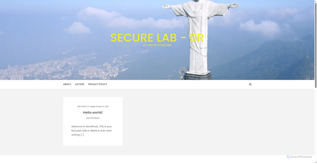 Security scan screenshot of https://securelab.space/