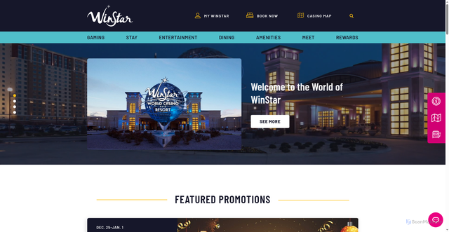 Security scan screenshot of https://www.winstar.com/