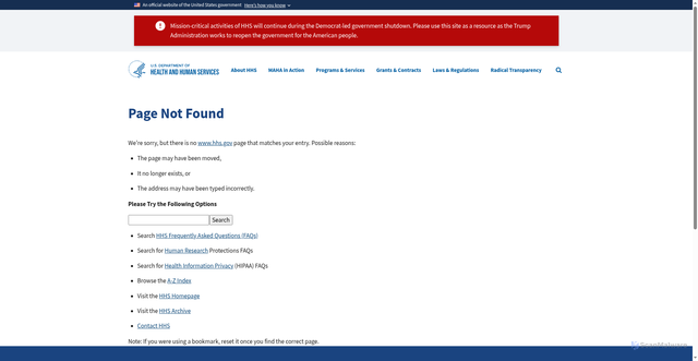 Security scan screenshot of https://www.hhs.gov/inflation-reduction-act/index.html
