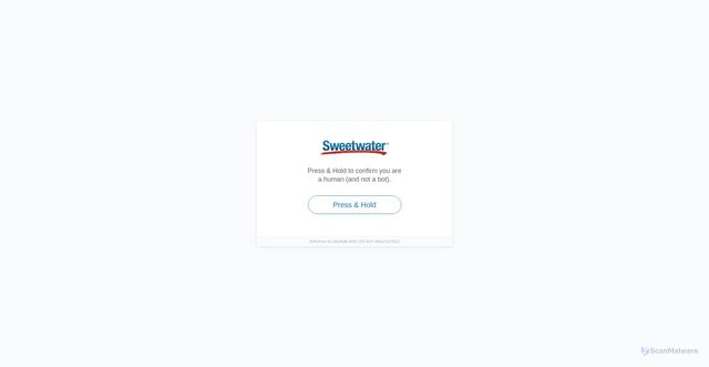 Security scan screenshot of https://media.sweetwater.com