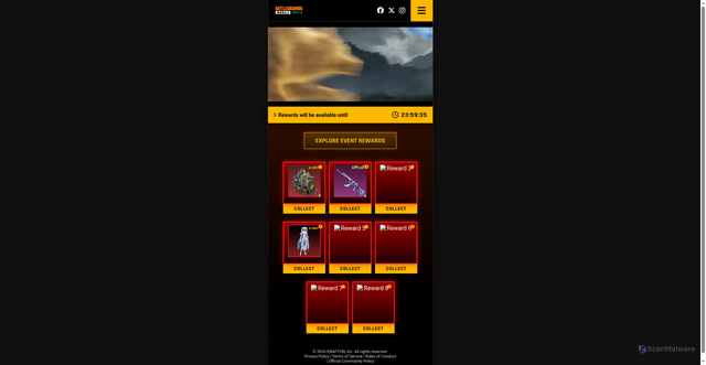 Security scan screenshot of https://bgmi-mobile-events-dpgifpfk5uc2.edgeone.dev/