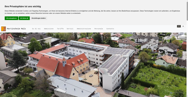 Security scan screenshot of https://www.martinsheim.it