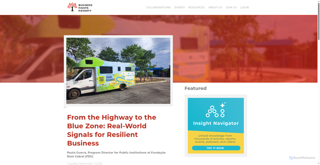Security scan screenshot of https://businessfightspoverty.org/from-the-highway-to-the-blue-zone-real-world-signals-for-resilient-business/