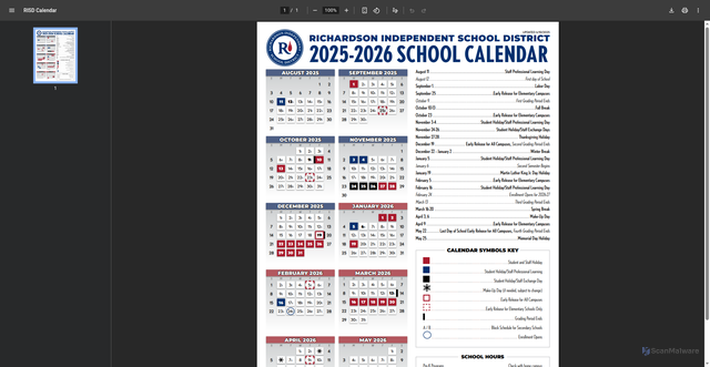 Security scan screenshot of https://web.risd.org/home/wp-content/uploads/2025/06/Calendar-2025-26_Eng.pdf