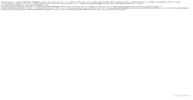 Security scan screenshot of https://api.cartstack.com
