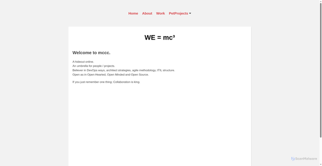 Security scan screenshot of https://mccc.se