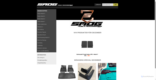 Security scan screenshot of https://smog.nu/