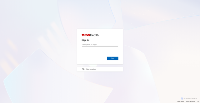 Security scan screenshot of https://aetnao365-my.sharepoint.com