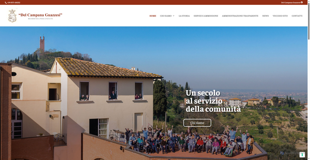 Security scan screenshot of https://www.delcampana.it/