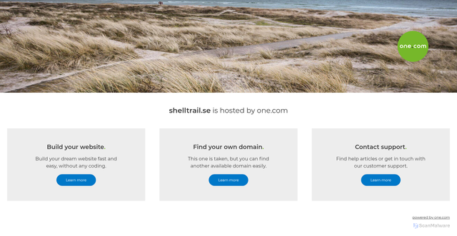 Security scan screenshot of https://shelltrail.se