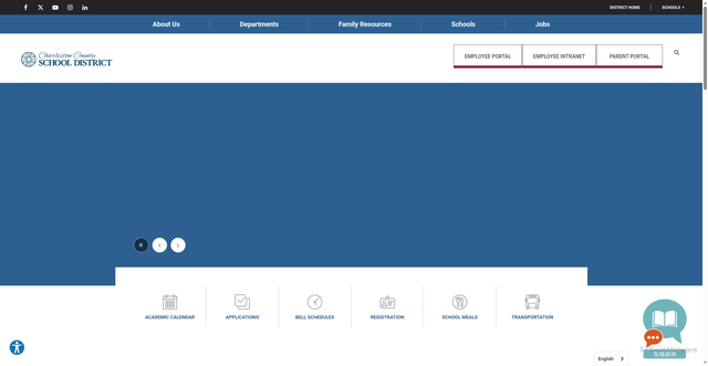 Security scan screenshot of https://www.ccsdschools.com/