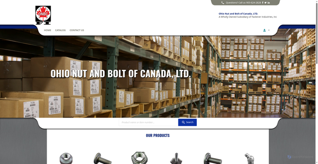 Security scan screenshot of https://www.onb-canada.com