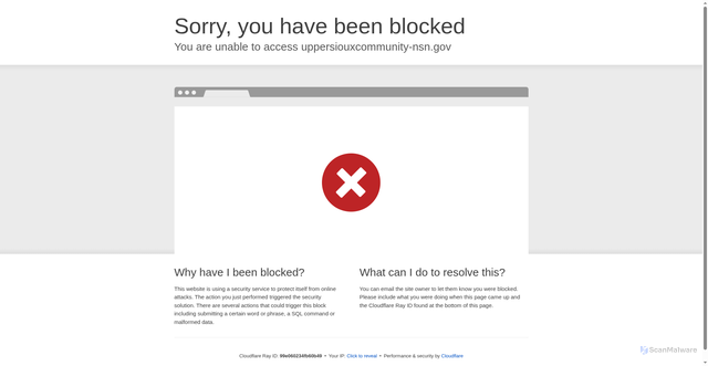 Security scan screenshot of https://uppersiouxcommunity-nsn.gov/