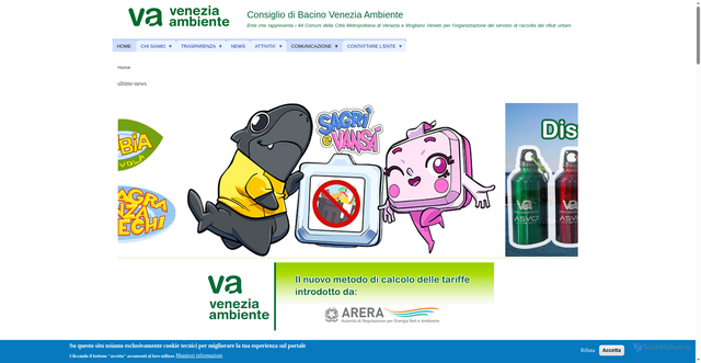 Security scan screenshot of https://www.veneziaambiente.it/