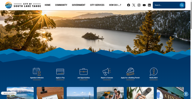 Security scan screenshot of https://cityofslt.gov/