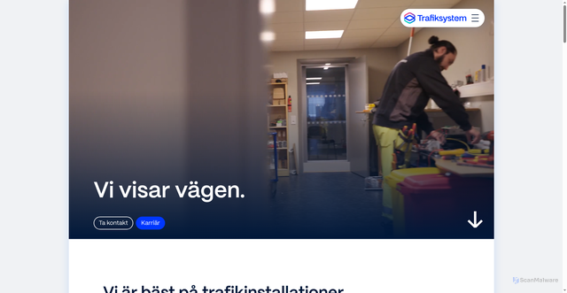 Security scan screenshot of https://Trafiksystem.com